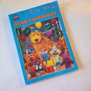Jim Henson Bear in the Big Blue House Color Activity Fun Birthday Book